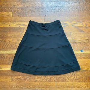 Pink Tartan black knit A Line skirt size 2